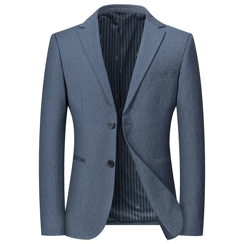 blazer homme élégant, blazer homme habillé, blazer homme casual chic, blazer homme texture, veste de costume homme





