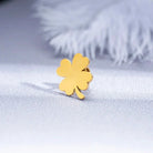 broche homme, broche trèfle, accessoire costume, broche élégante, broche porte-bonheur