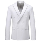veste homme croisée, veste homme monochrome, veste homme formelle, veste homme polyviscose, blazer homme élégant








