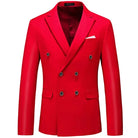 veste homme croisée, veste homme monochrome, veste homme formelle, veste homme polyviscose, blazer homme élégant







