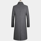 manteau long homme en laine hiver élégant, manteau chaud homme automne hiver stylé, manteau laine homme coupe longue tendance, manteau décontracté chic homme laine, manteau d’hiver homme avec doublure coton







