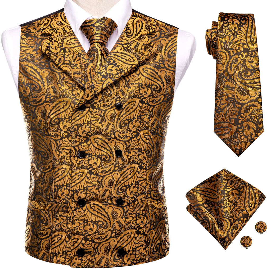 ensemble gilet homme, gilet homme croisé, gilet imprimé homme, tenue formelle homme, accessoires costume homme