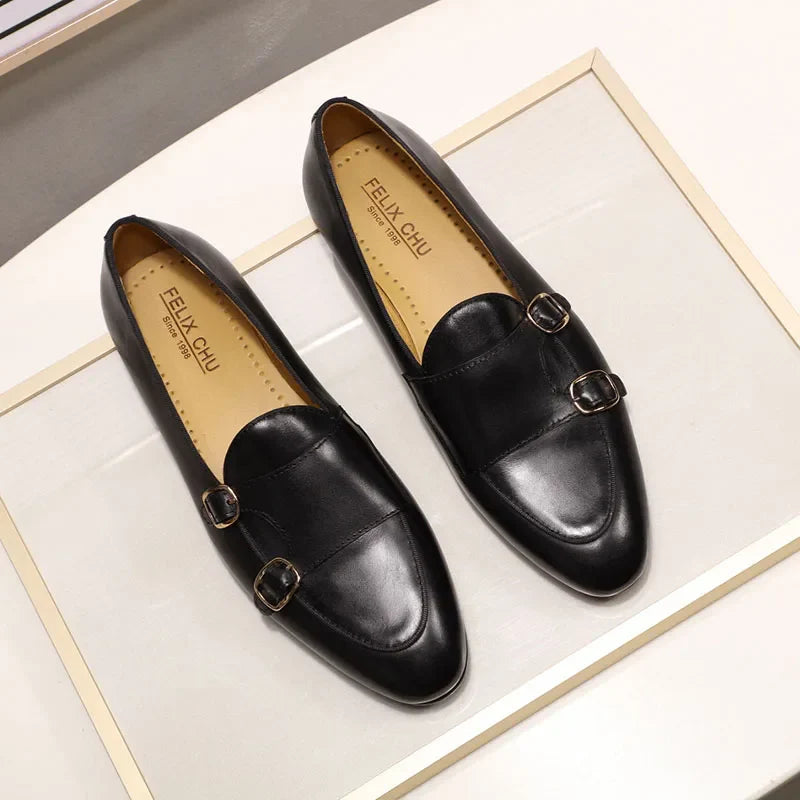 mocassin homme formel, mocassin en cuir véritable, chaussure élégante pour homme, mocassin confortable, mocassin de bureau