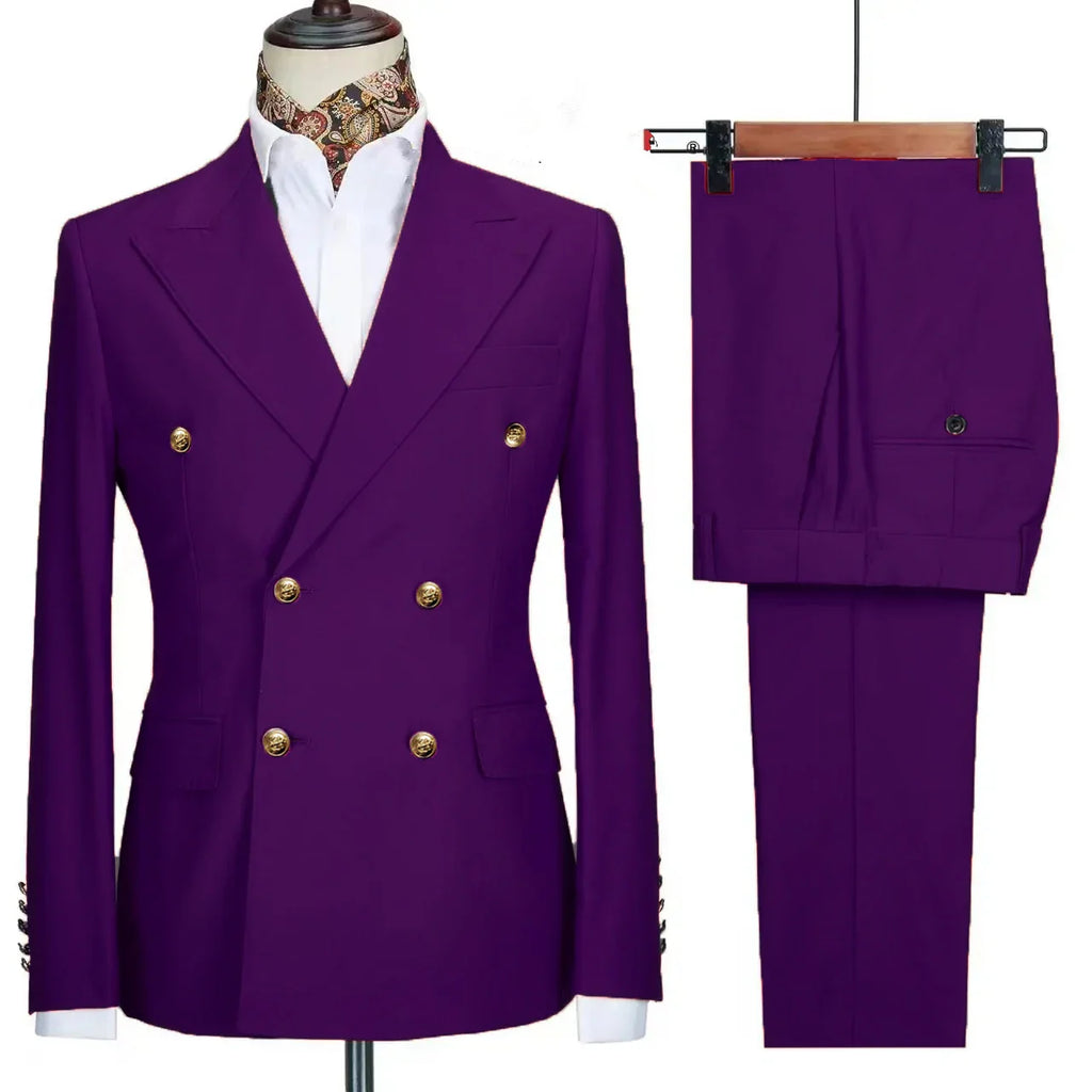 Costume Croisé, Costume Homme Croisé, Costume Homme Slim Fit, Costume Homme