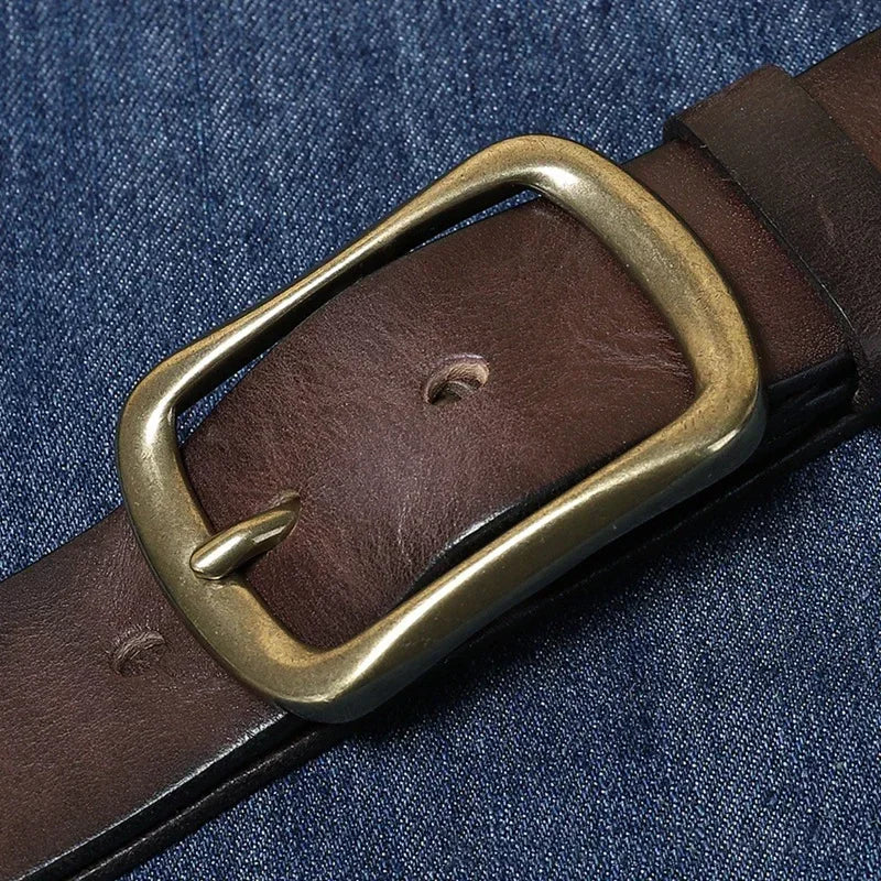 ceinture homme classique, ceinture en cuir véritable, accessoire homme élégant, ceinture intemporelle, ceinture de qualité