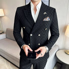 Costume homme quadrillé, Costume homme, Costume quadrillé, Costume croisé, Costume homme croisé, Ensemble homme à carreaux