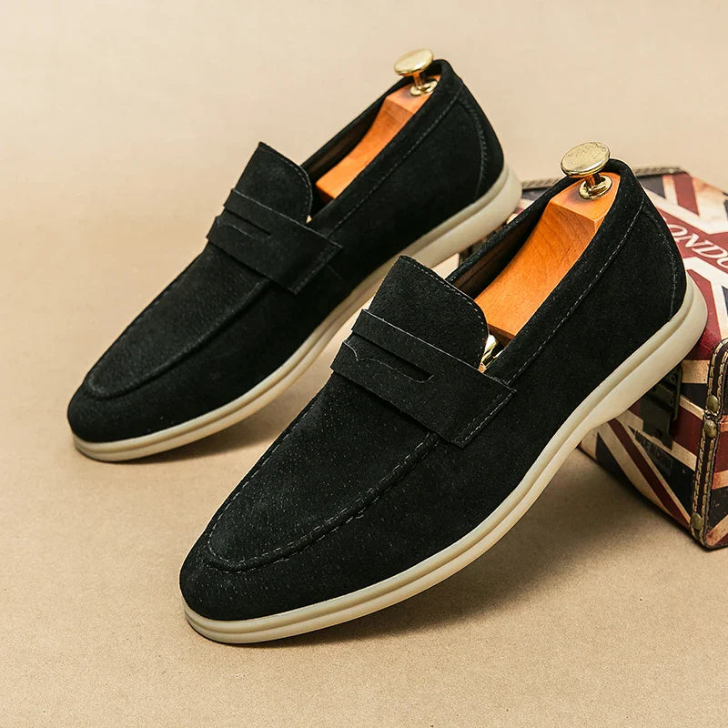 mocassin homme daim, chaussure homme élégante, mocassin style daim, mocassin confortable homme, mocassin casual