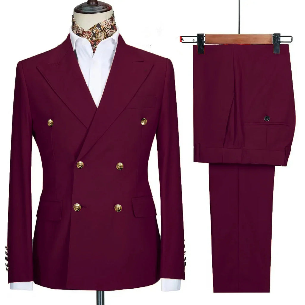 Costume Croisé, Costume Homme Croisé, Costume Homme Slim Fit, Costume Homme