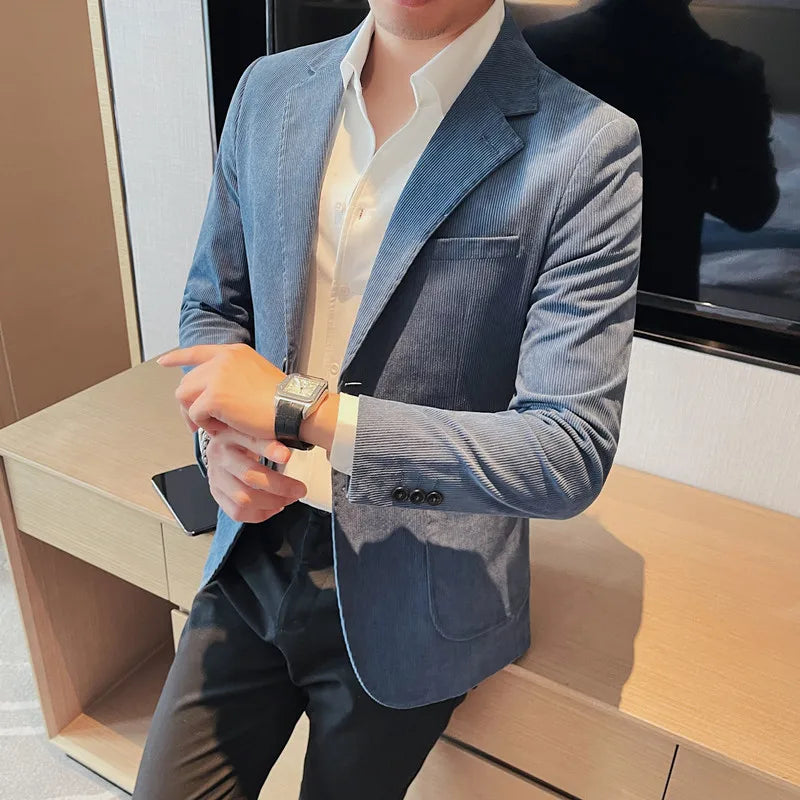 veste homme effet daim, veste homme slim fit, veste homme élégante, blazer homme, veste homme casual chic


