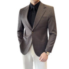 veste homme carreaux slim, veste homme style anglais, veste homme ajustée, veste de costume homme, blazer homme élégant







