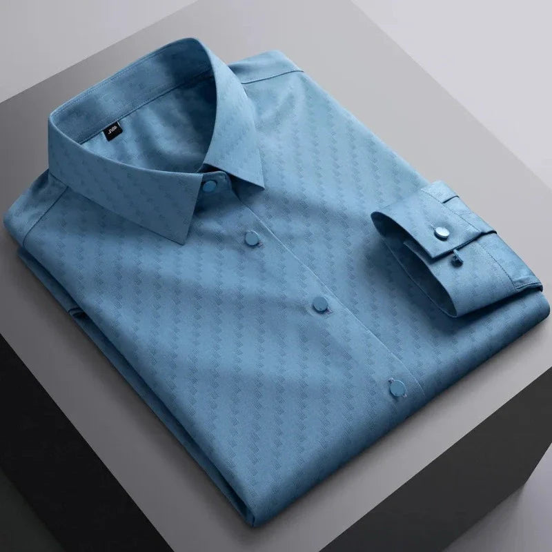 Chemise Habillée Homme, Chemise Homme Casual, Chemise Élégante Homme, Chemise Homme Moderne, Chemise Polyester Coton, Chemise