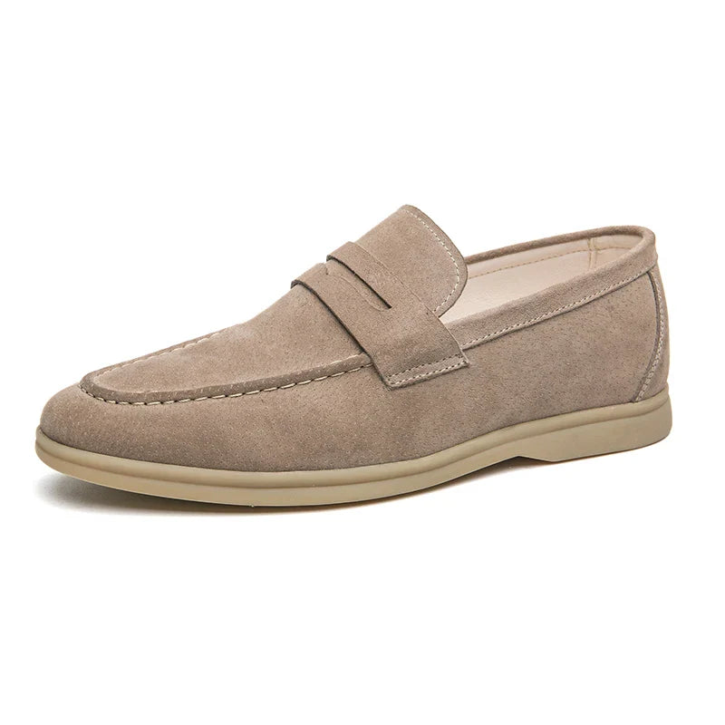 mocassin homme daim, chaussure homme élégante, mocassin style daim, mocassin confortable homme, mocassin casual