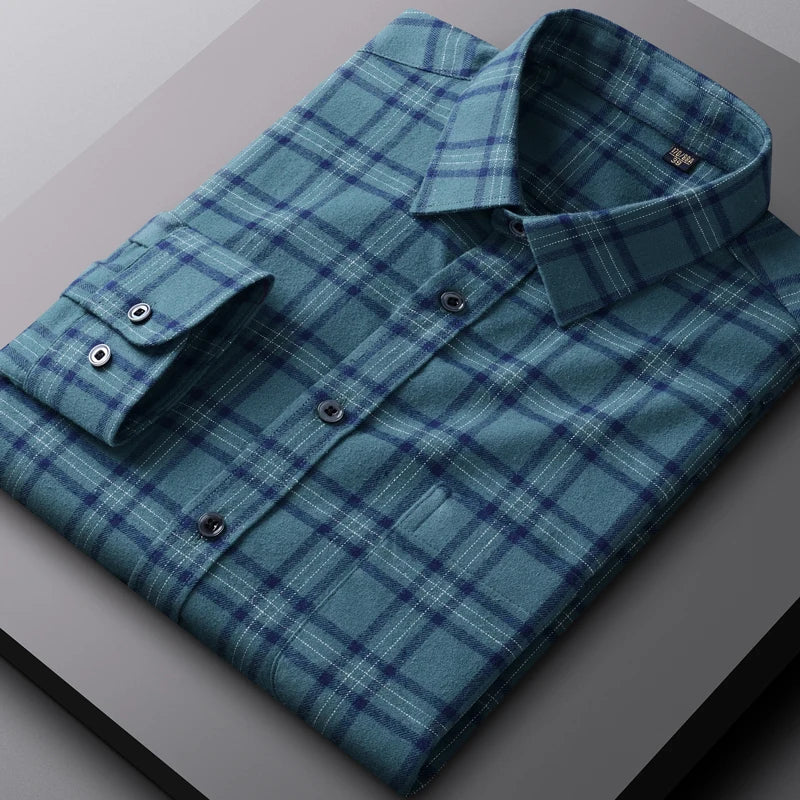 Chemise à carreaux, Chemise habillée à carreaux Maximus, Chemise habillée à carreaux, Chemise habillée en flanelle, Chemise en flanelle à carreaux, Chemise