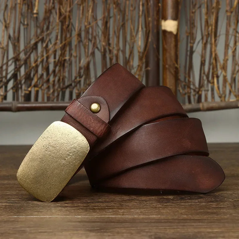 ceinture homme cuir rustique, ceinture en cuir véritable, accessoire homme élégant, boucle rustique, ceinture durable