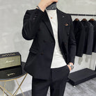 costume croisé, costume slim fit, costume homme croisé, costume homme coupe slim, costume homme slim, costume homme uni, costume homme, costume