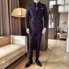 Costume Homme Slim Fit, Costume Homme Moderne, Costume Homme Rayé, Costume Homme Complet, Costume Homme
