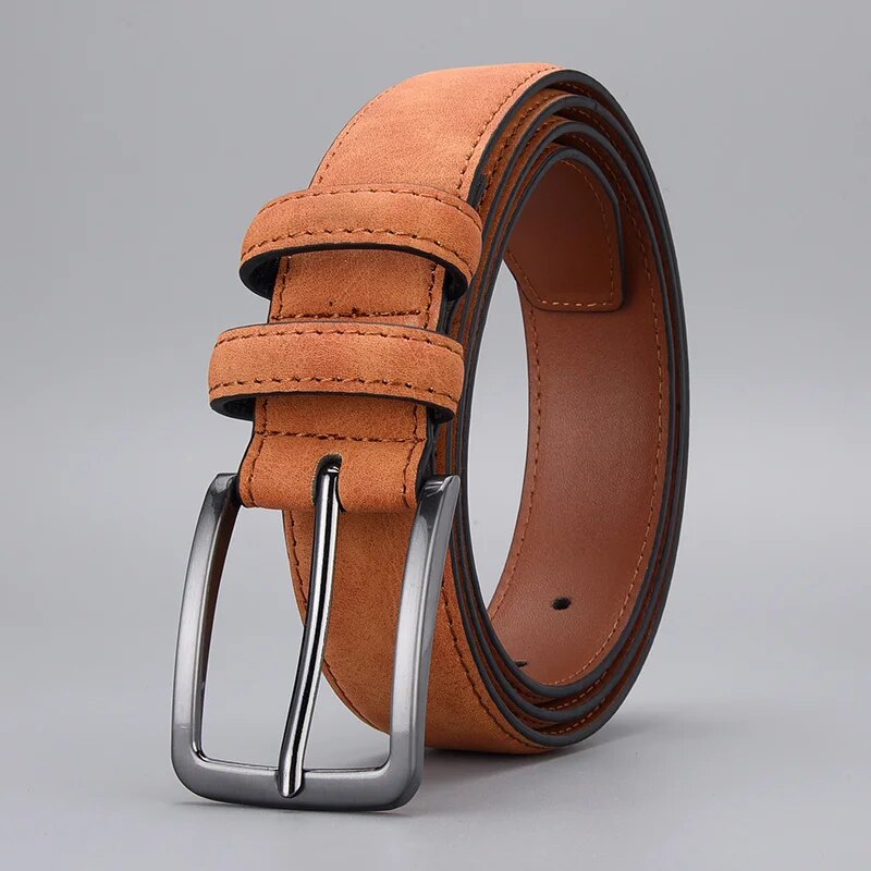 ceinture homme daim, ceinture style vintage, accessoire homme élégant, ceinture décontractée, ceinture en cuir PU