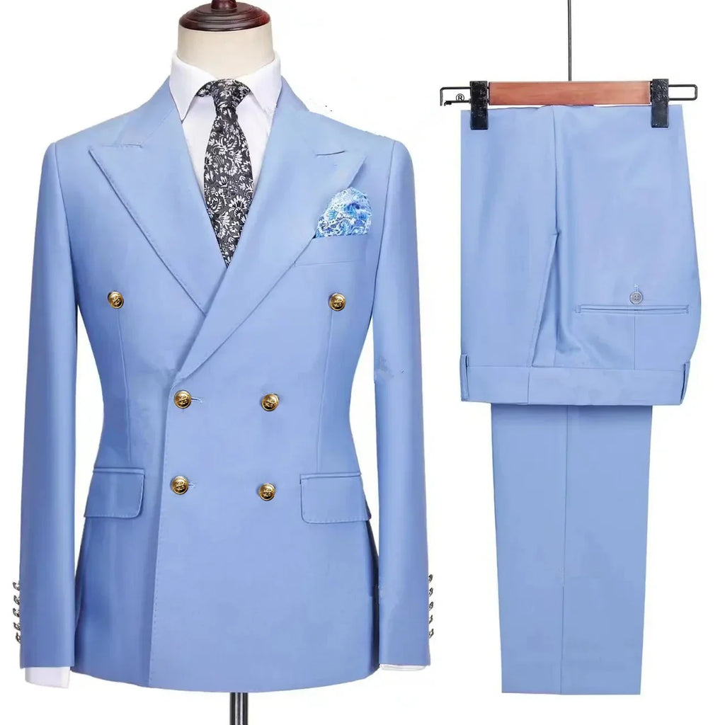 Costume Croisé, Costume Homme Croisé, Costume Homme Slim Fit, Costume Homme