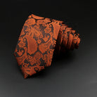 cravate florale imprimée, cravate en polyester premium, accessoire homme élégant, cravate motif exclusif, cravate sophistiquée