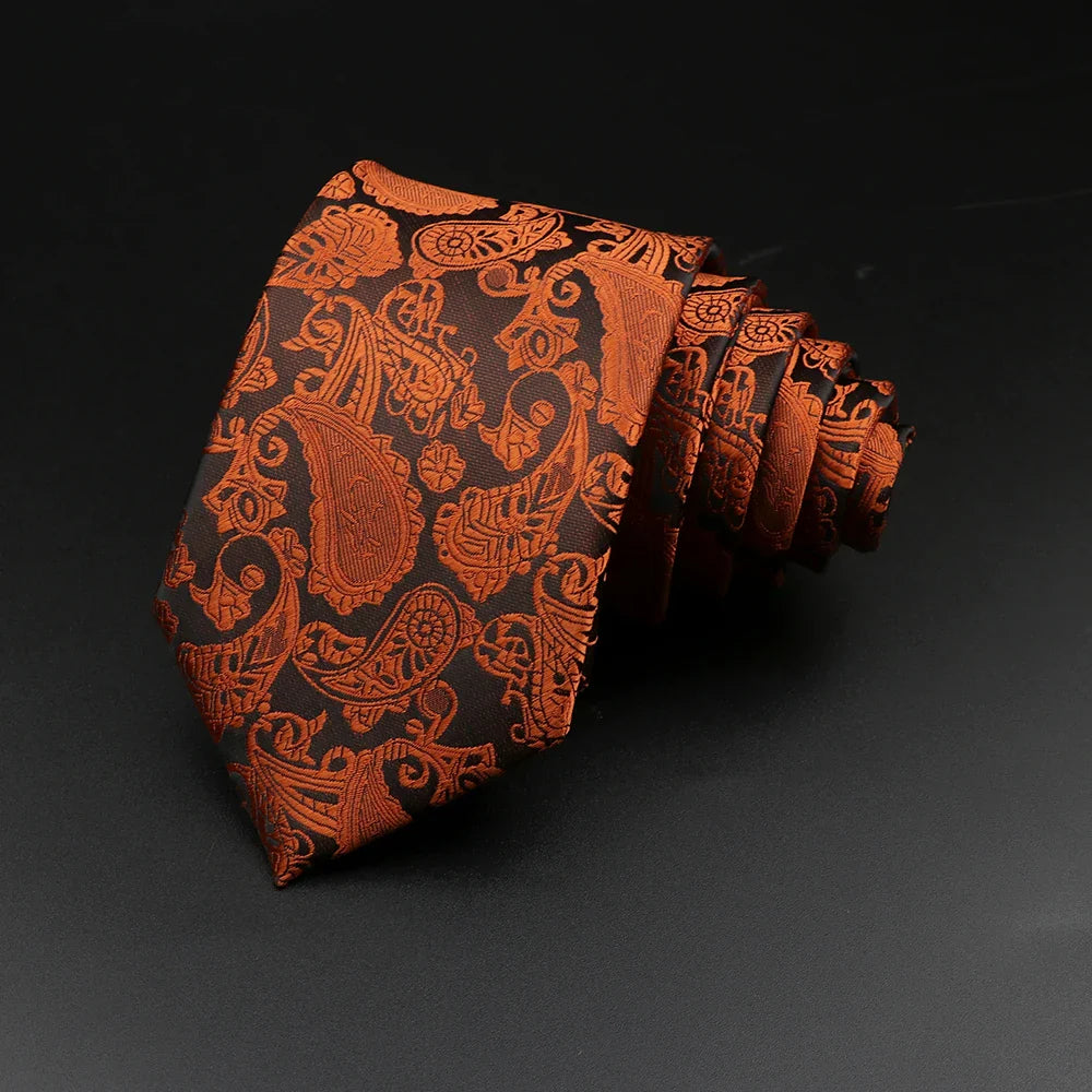 cravate florale imprimée, cravate en polyester premium, accessoire homme élégant, cravate motif exclusif, cravate sophistiquée