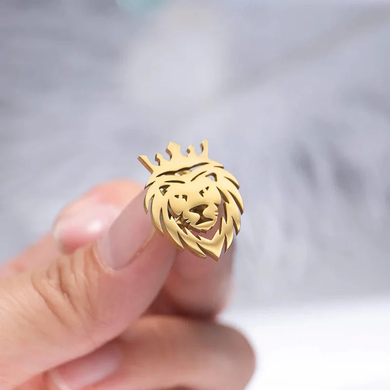 broche homme lion, broche costume élégante, accessoire homme, broche originale, bijou homme force