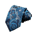 cravate florale imprimée, cravate en polyester premium, accessoire homme élégant, cravate motif exclusif, cravate sophistiquée