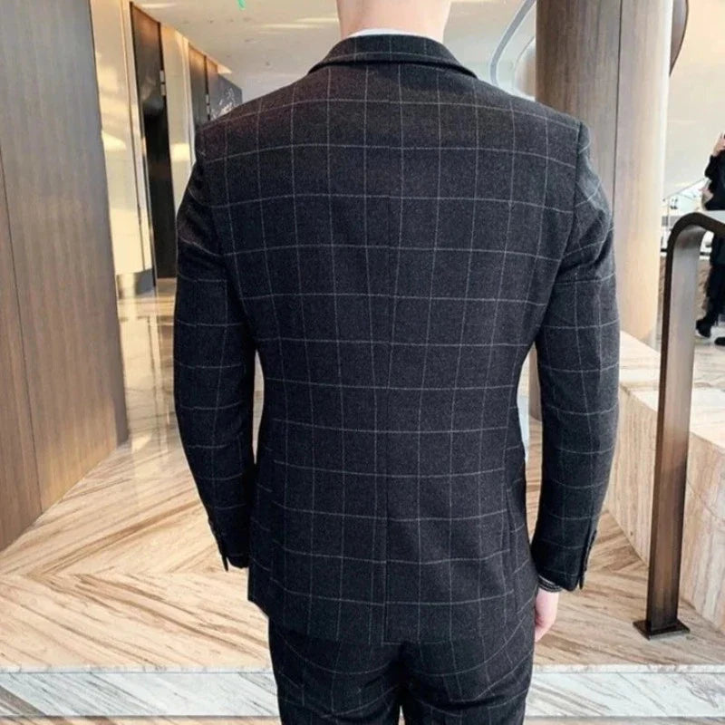 Costume Maximus, Costume Homme Complet, Costume Homme Carreaux, Costume Homme, Costume Carreaux, Costume