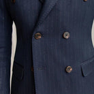 Costume à Rayures Craie, Costume Homme Slim Fit, Costume Homme Moderne, Costume Homme à Rayures, Costume Homme Complet, Costume Homme Classique, Costume Homme, Modèle de Thème









