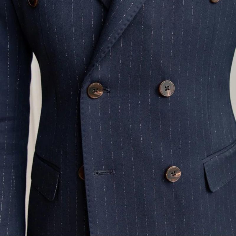 Costume à Rayures Craie, Costume Homme Slim Fit, Costume Homme Moderne, Costume Homme à Rayures, Costume Homme Complet, Costume Homme Classique, Costume Homme, Modèle de Thème









