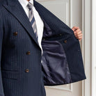 Costume à Rayures Craie, Costume Homme Slim Fit, Costume Homme Moderne, Costume Homme à Rayures, Costume Homme Complet, Costume Homme Classique, Costume Homme, Modèle de Thème









