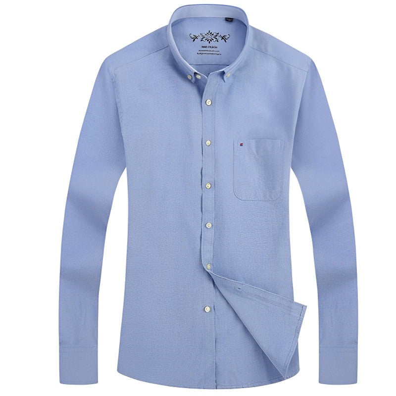 Chemise Élégante Homme, Chemise Homme, Chemise Habillée Homme en Coton Oxford, Chemise Habillée, chemise en coton, Chemise Classique, Chemise